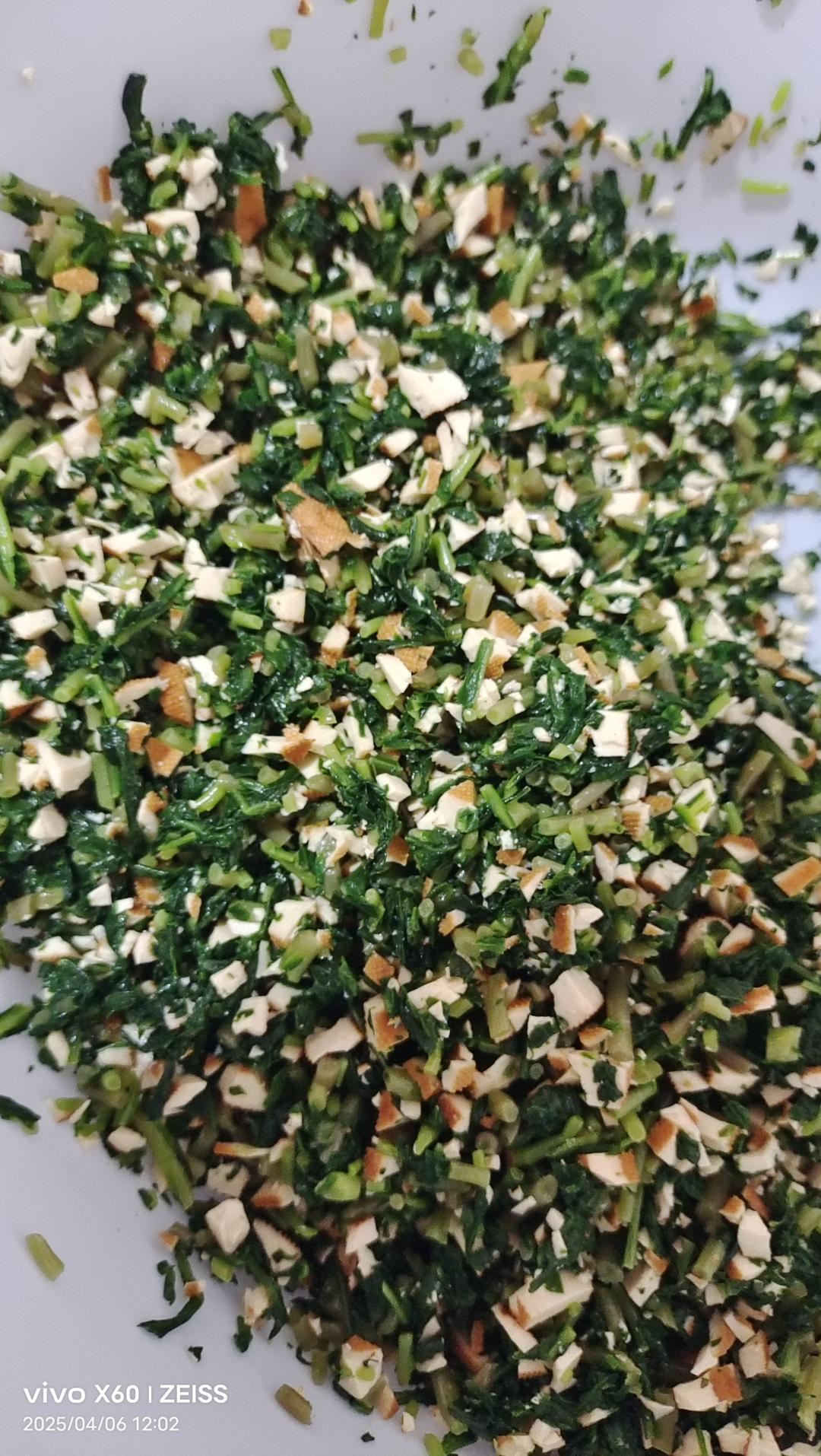 江南春天之马兰头拌香干