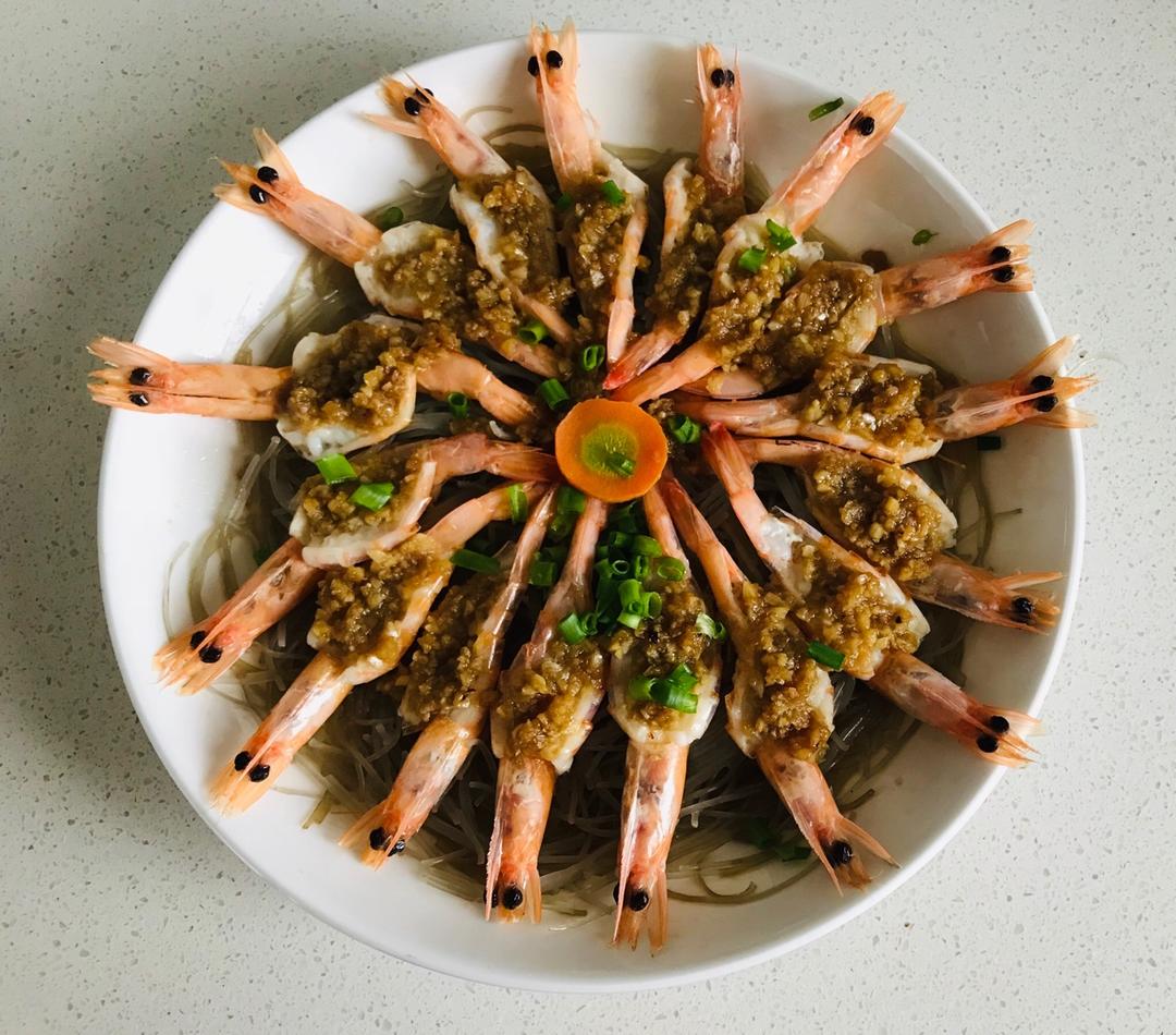 蒜蓉粉丝蒸虾