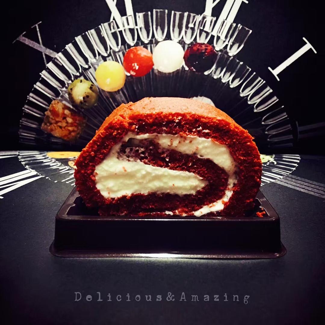 红丝绒蛋糕卷
