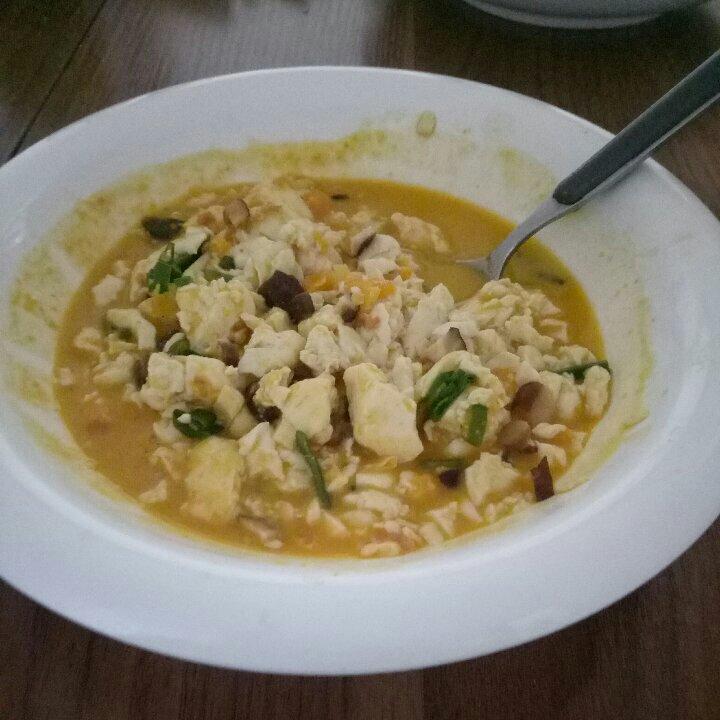 老丁的私房菜-蟹黄豆腐