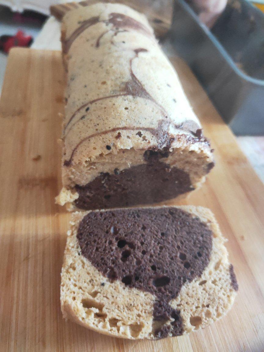 宝宝双色蒸蛋糕