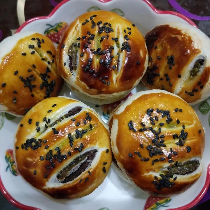 紫米馅老婆饼超快手（不用出膜不用醒面）