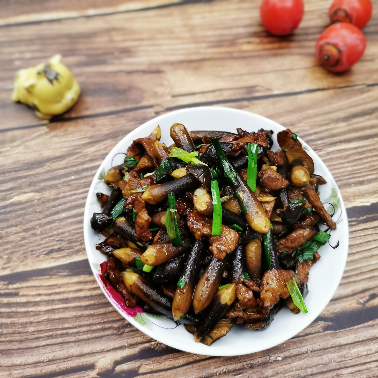 滋味鲜美家常菜——鸡枞菌炒肉的做法