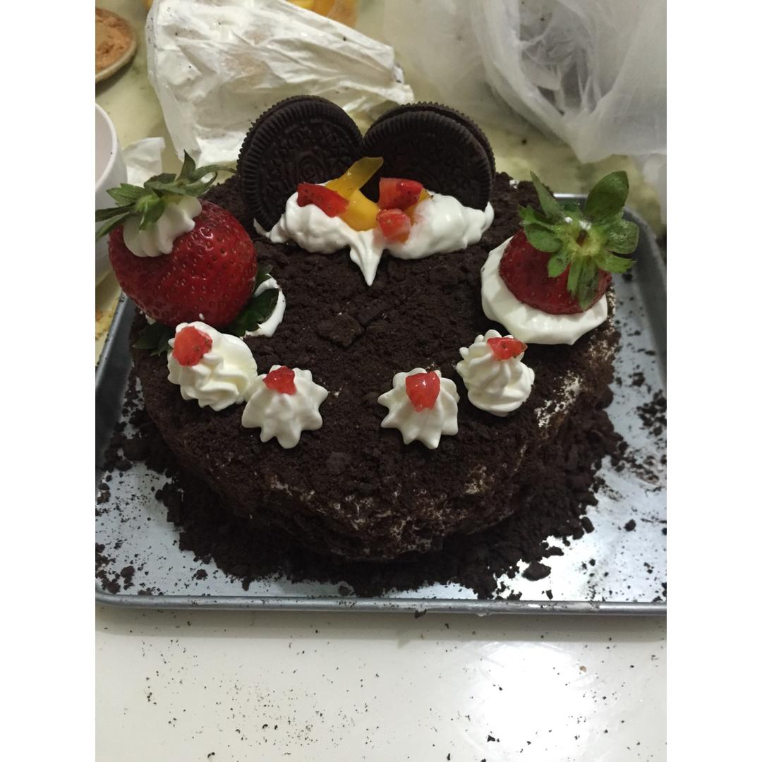 奥利奥水果奶油蛋糕