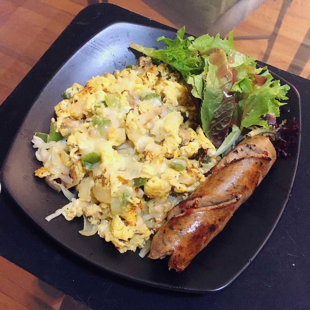 美式炒蛋 scrambled eggs