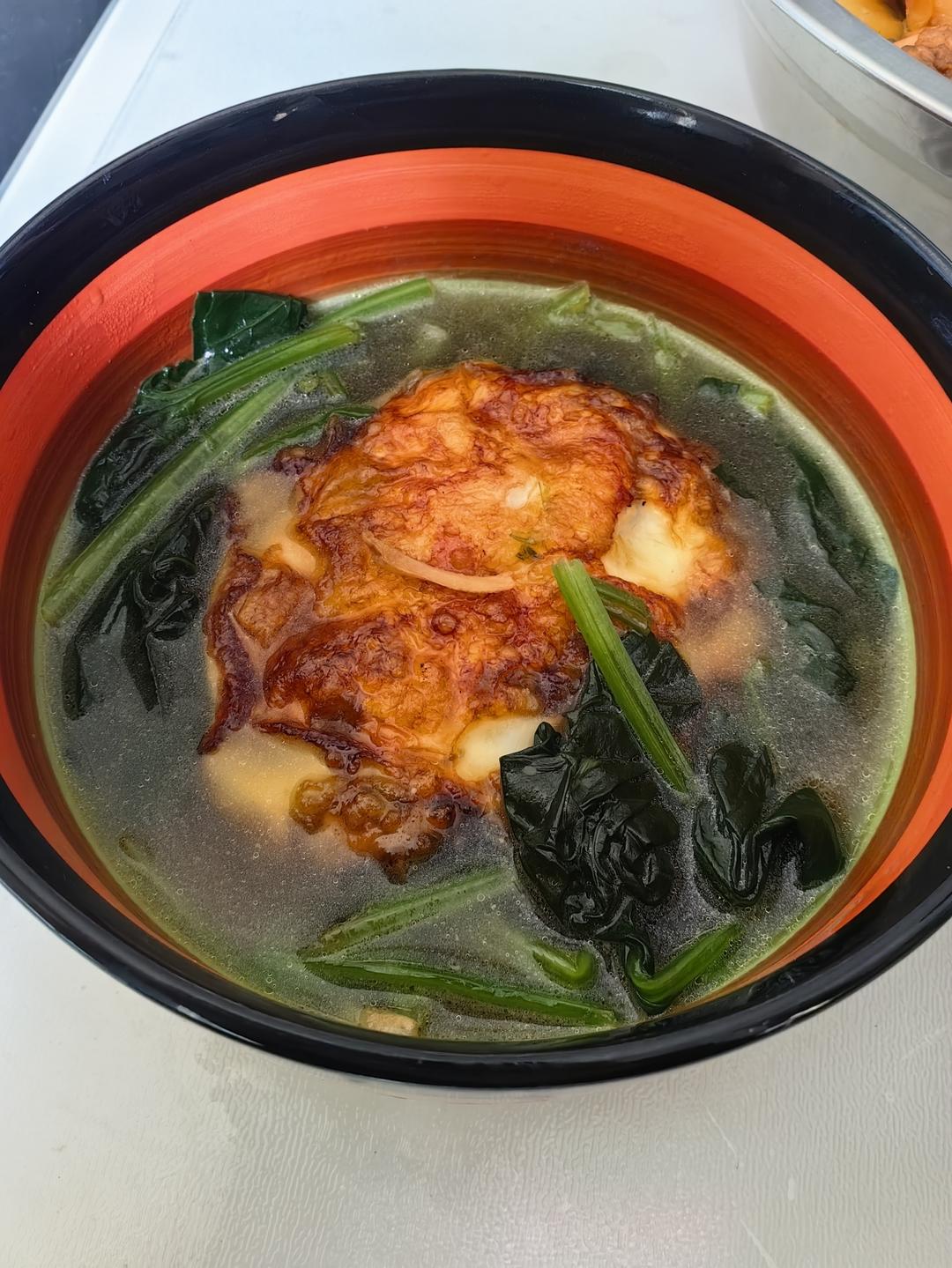 菠菜鸡蛋汤