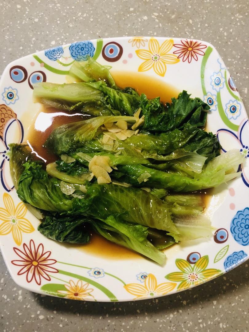 白灼西生菜