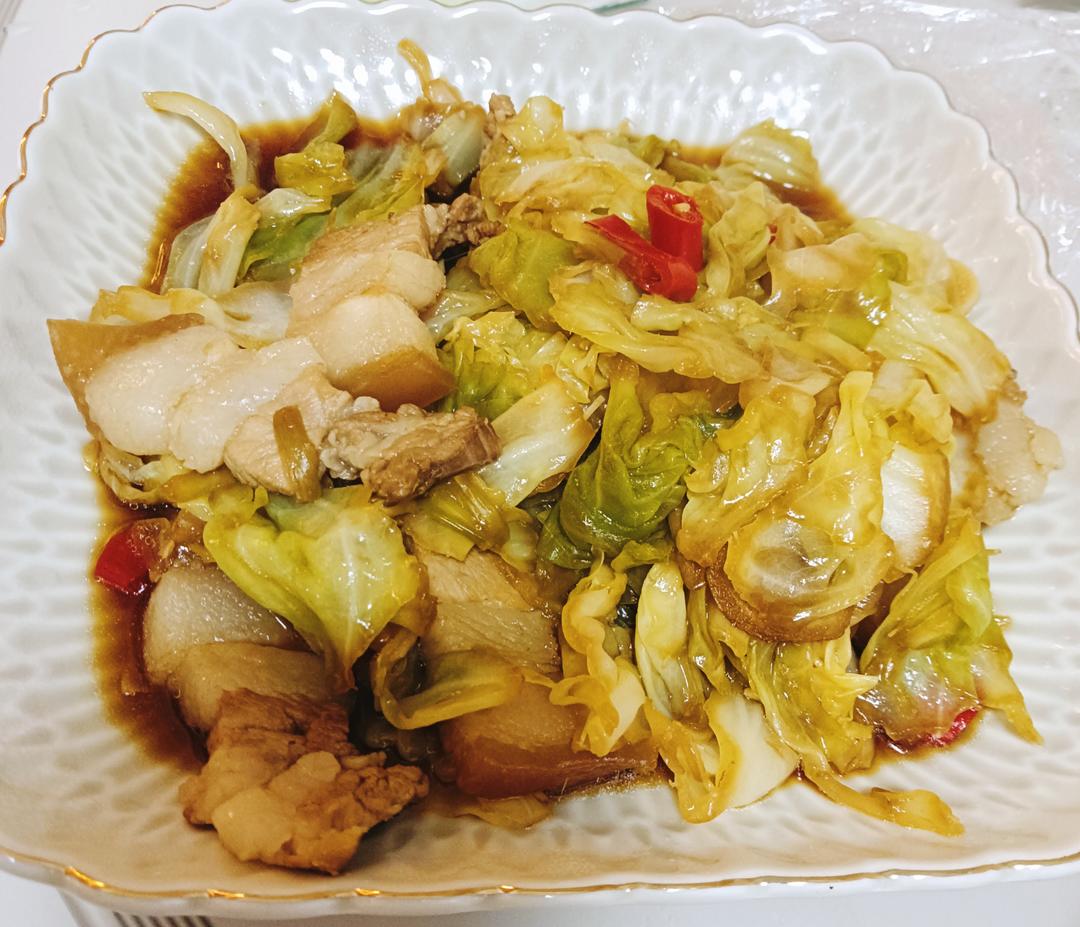 手残也能拥有的卷心菜炒肉