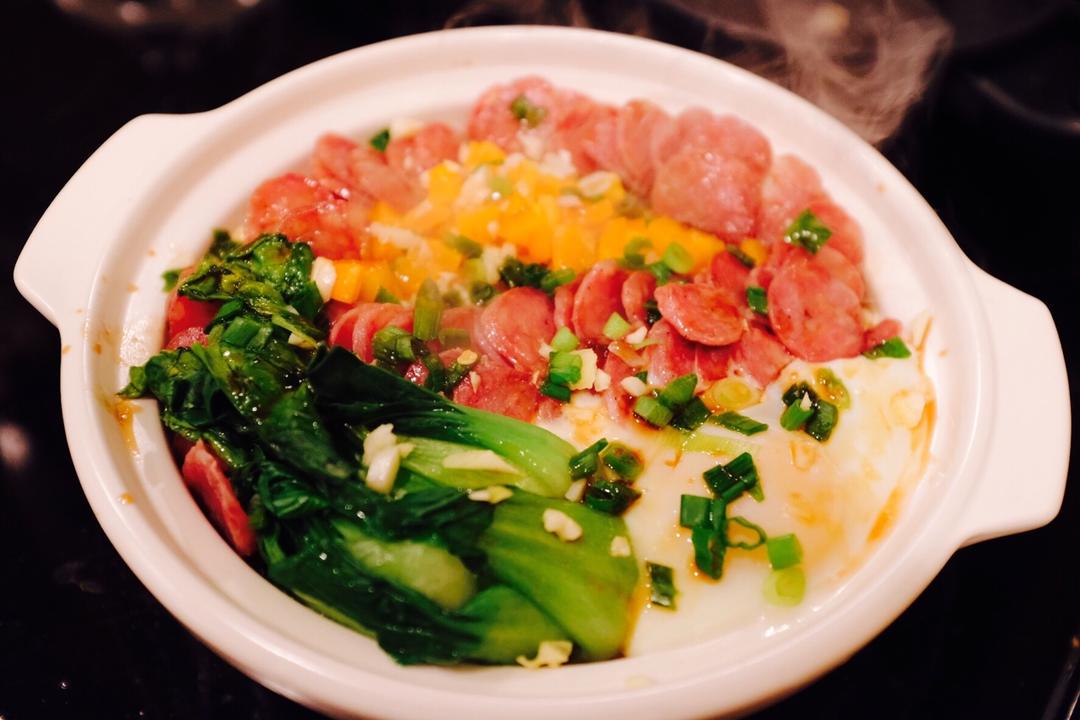 香肠煲仔饭