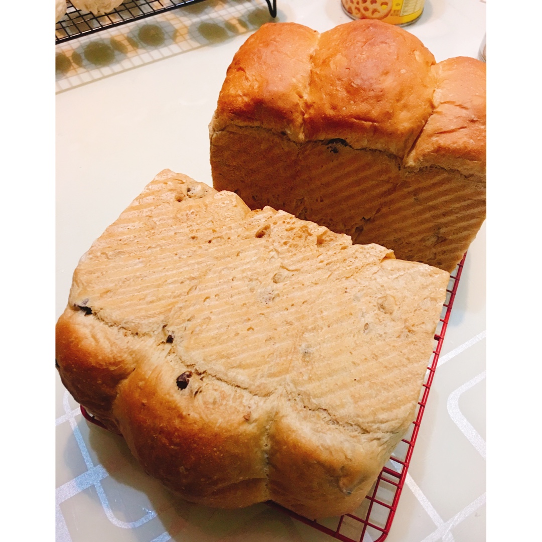 红糖(黑糖)红枣吐司