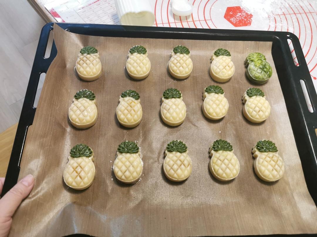 广式凤梨月饼（2020最火的款隔夜回油）