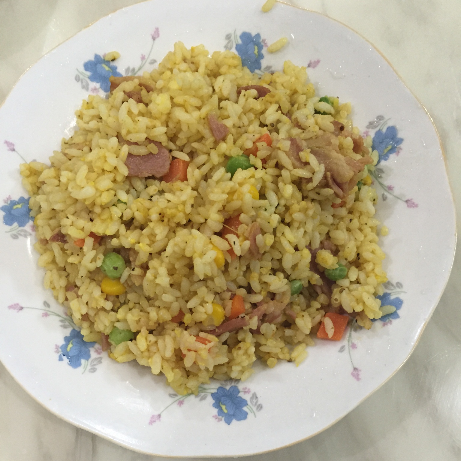 培根炒饭