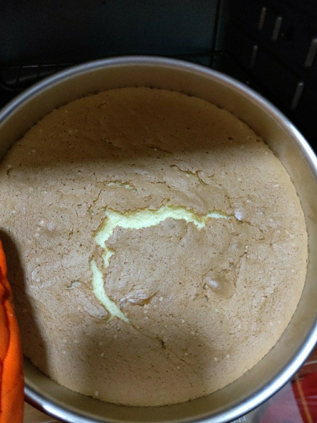 超好记八寸戚风蛋糕（后蛋法）