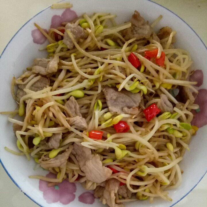 素炒豆芽