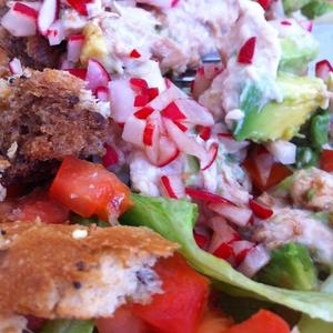 夏日减脂蔬果鲔鱼沙拉的做法 步骤6