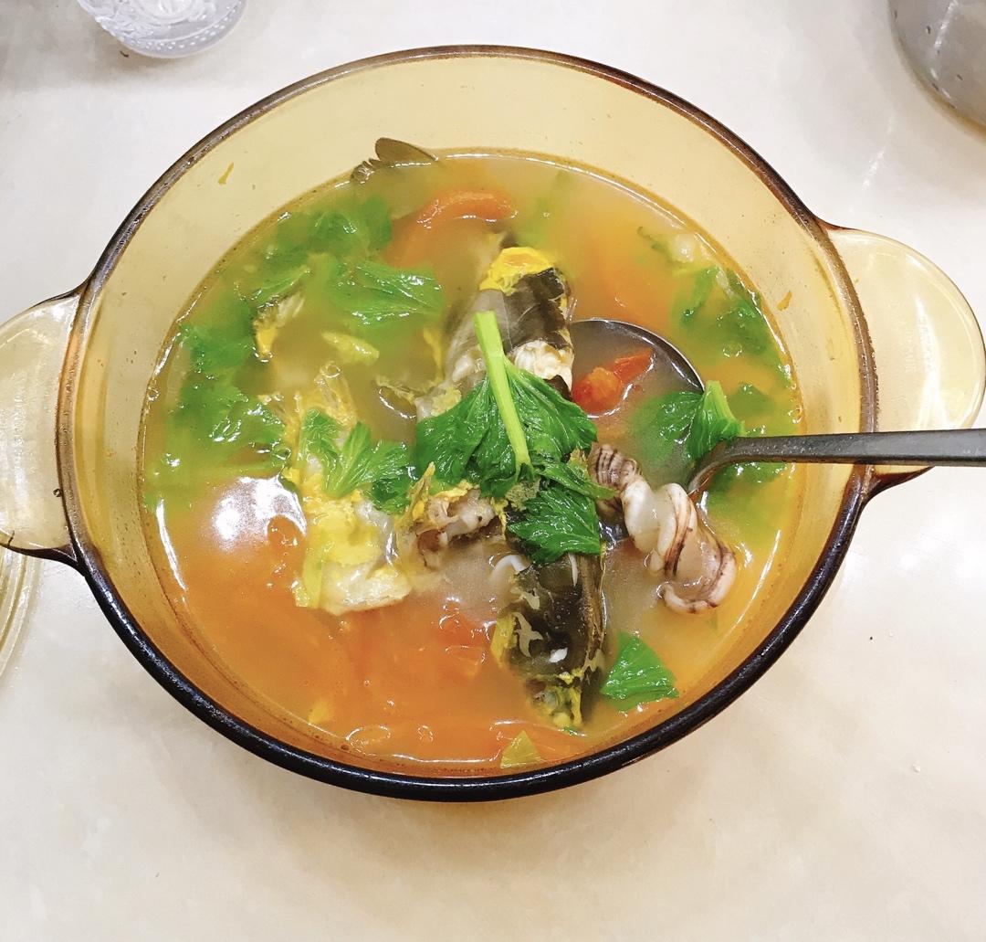番茄豆腐黄骨鱼汤