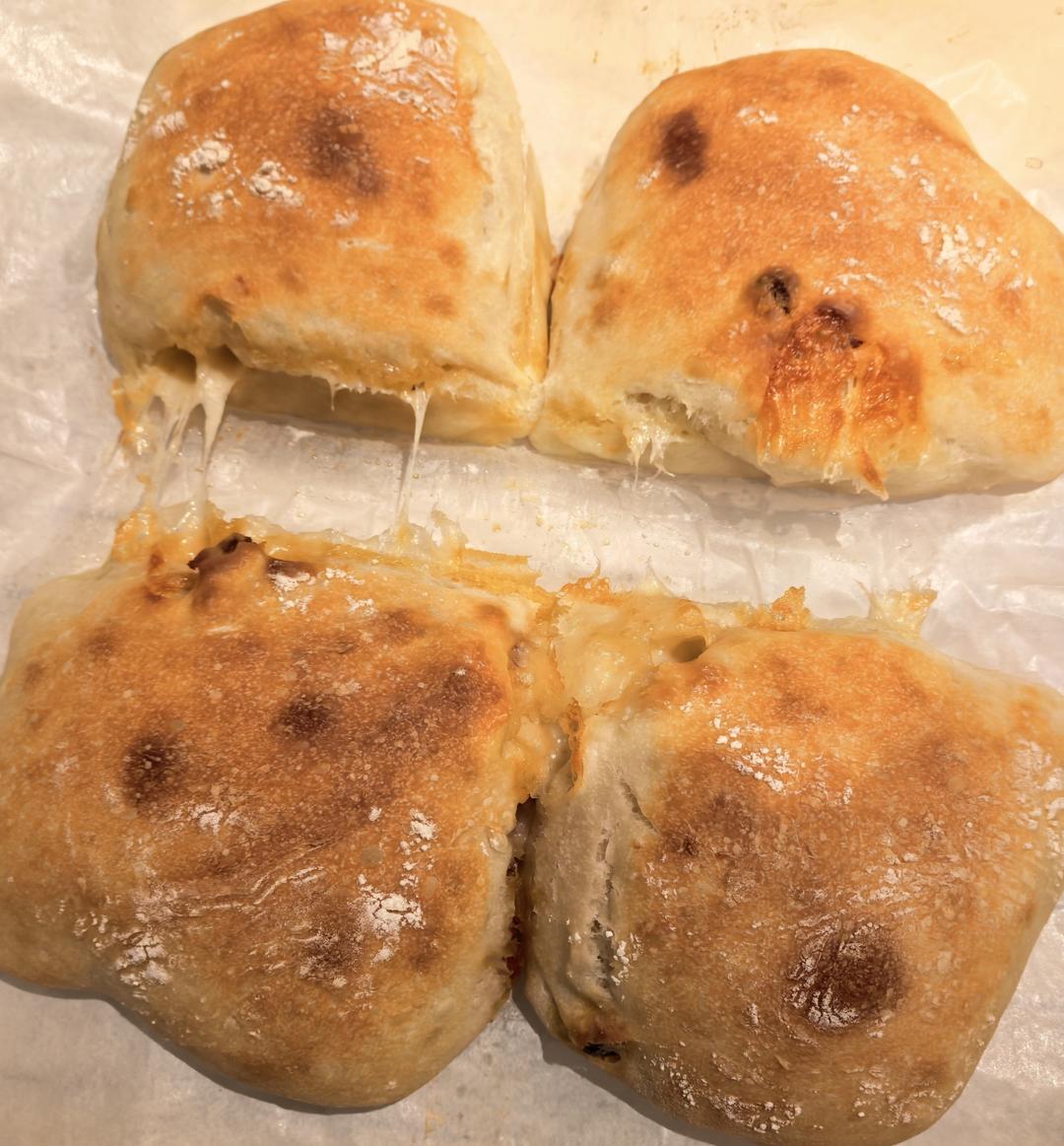 【ciabatta】家庭版恰巴塔，软乎乎的拖鞋面包