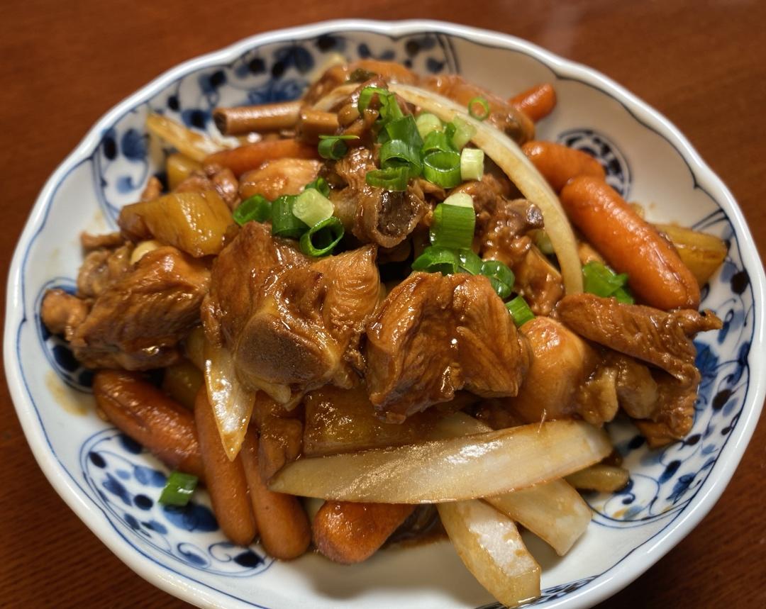 土豆鸡块（黄焖鸡）
