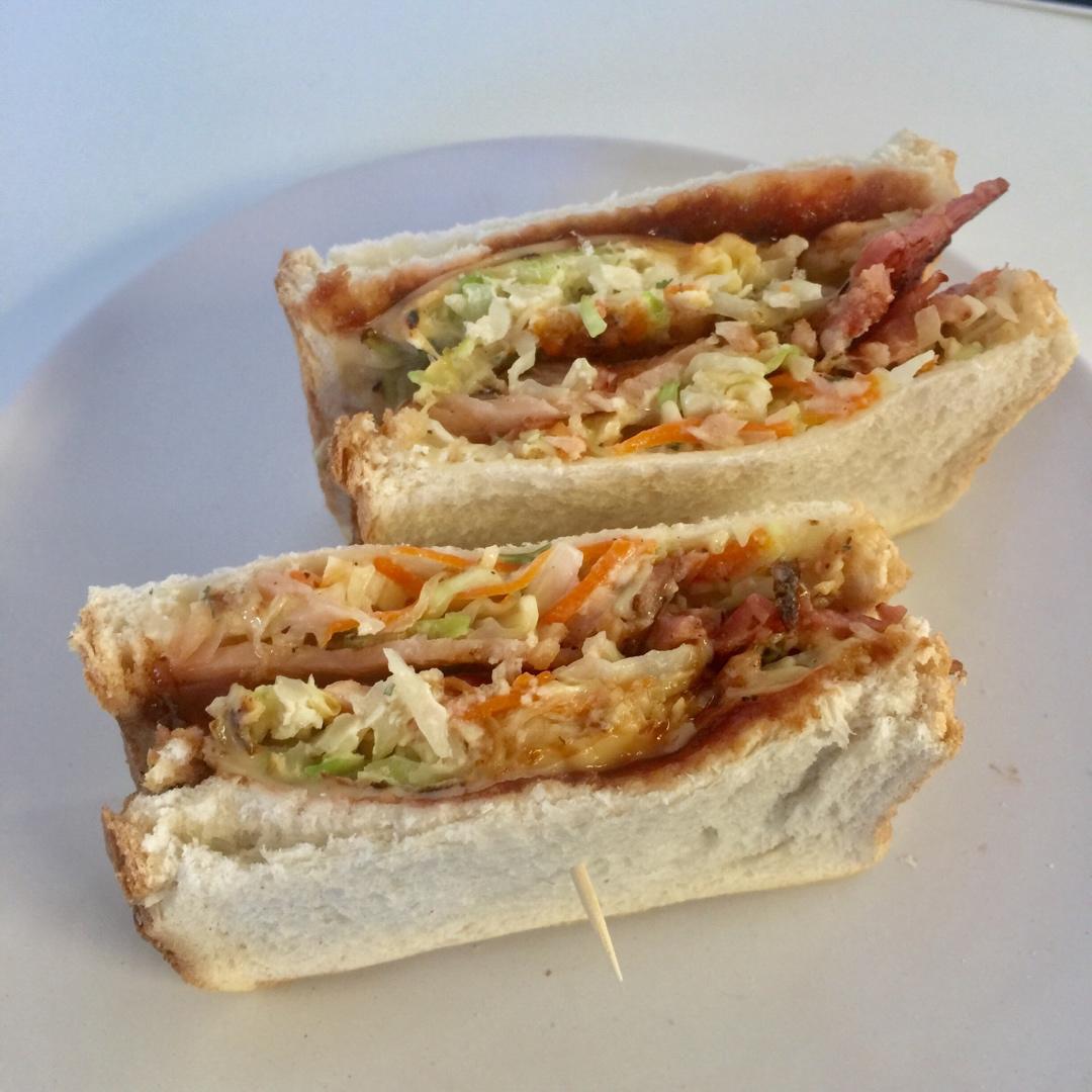 吐司三明治🥪爱心早餐❤️