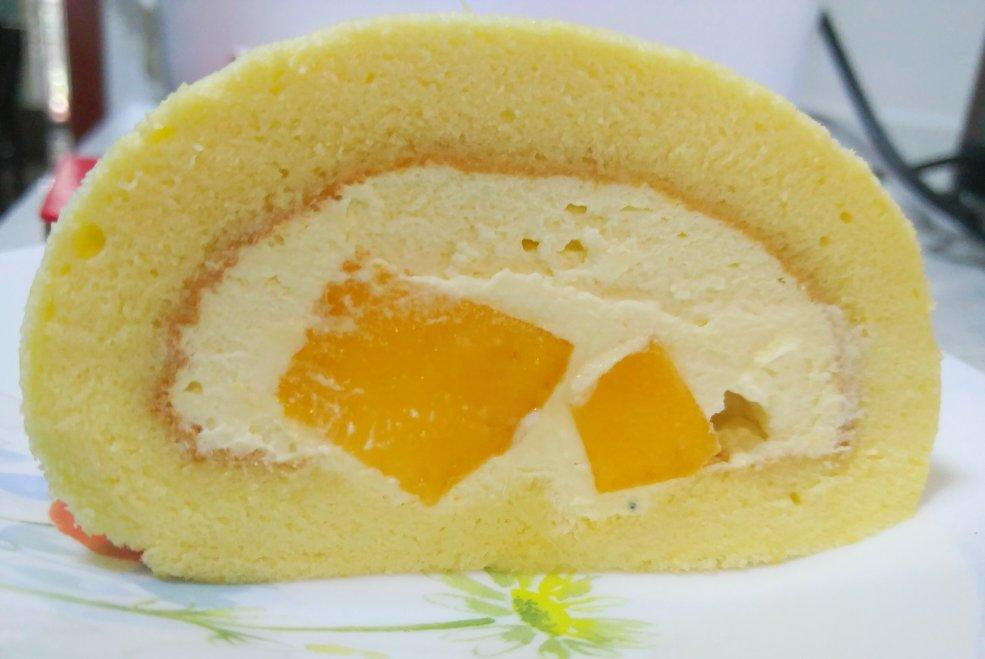 “夏威夷”蛋糕卷（百香果椰芒蛋糕卷）