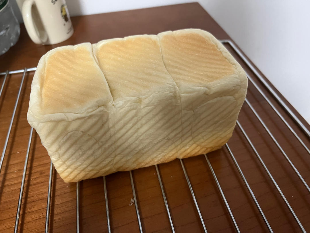 每周必做的北海道吐司520g，柔软拉丝，一次发酵（中种法）