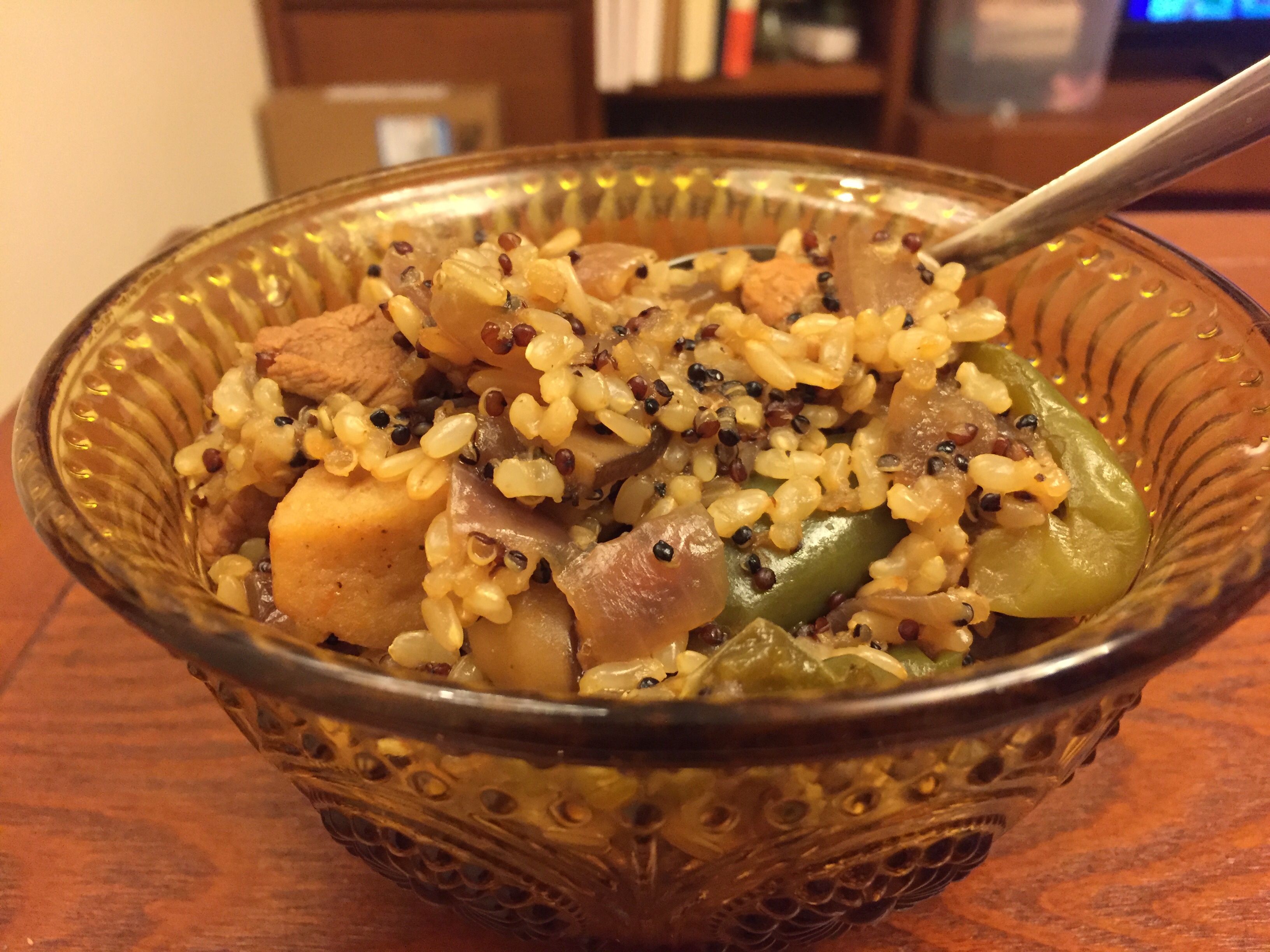 铸铁锅糙米焖饭