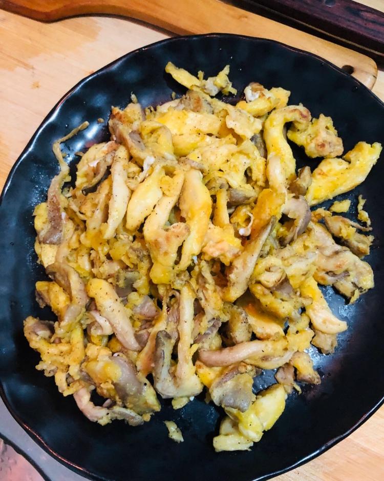 香煎平菇。
