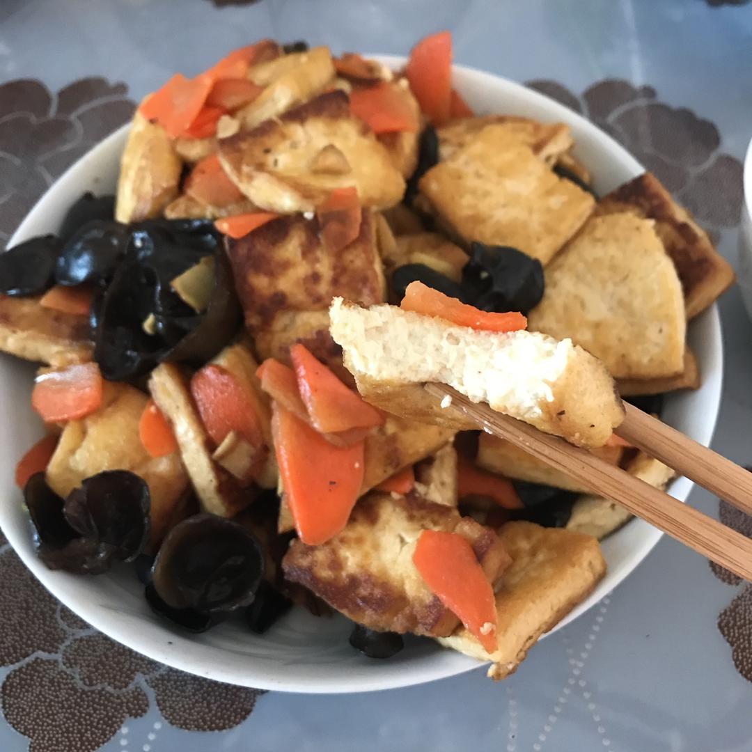 蚝油煎豆腐