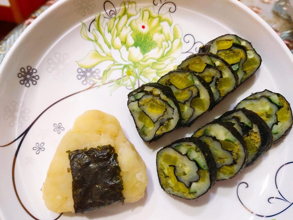 减肥也可以吃的土豆泥寿司的做法