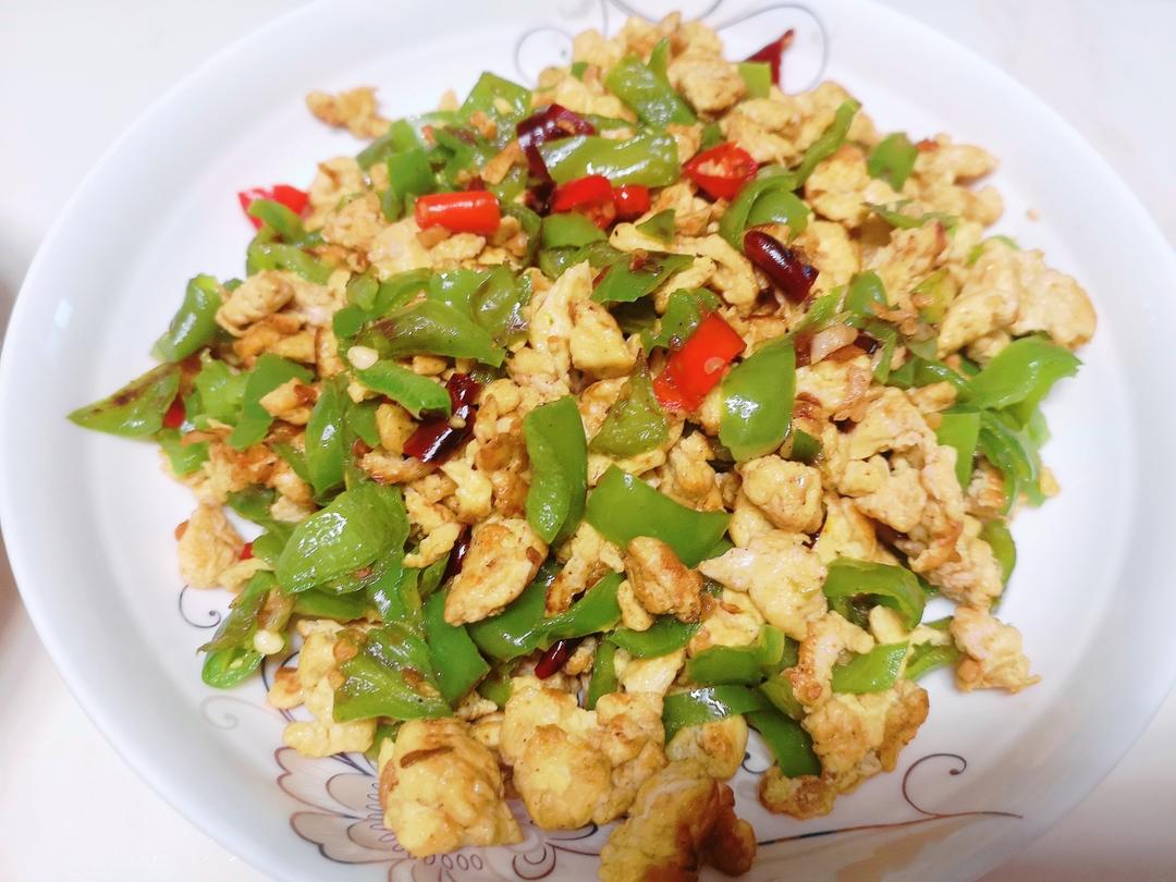 青椒炒蛋的做法