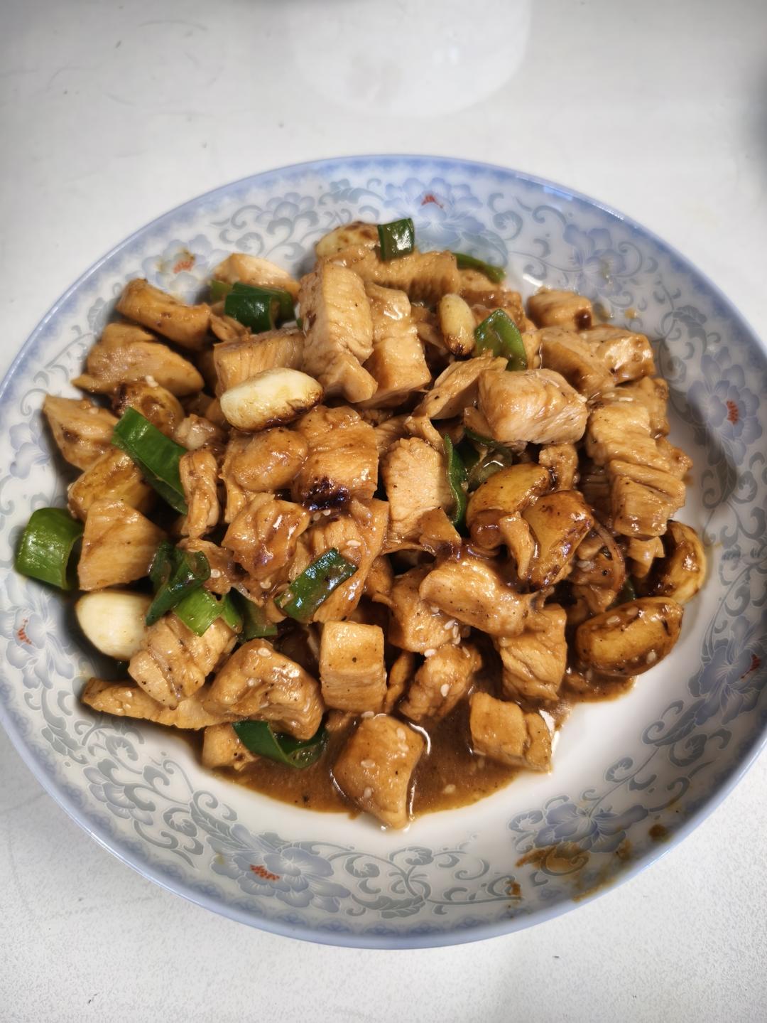 孜然蒜香鸡胸肉