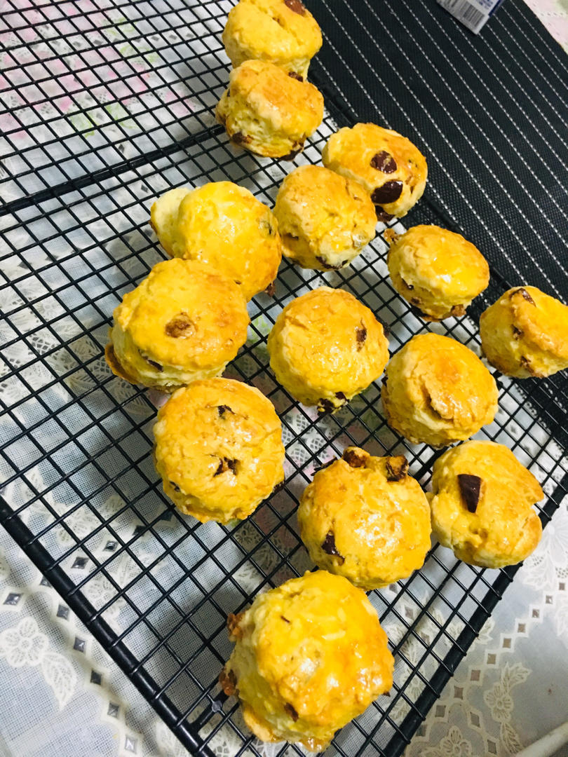 不用醒面，一次成功的葡萄干司康，好吃到爆