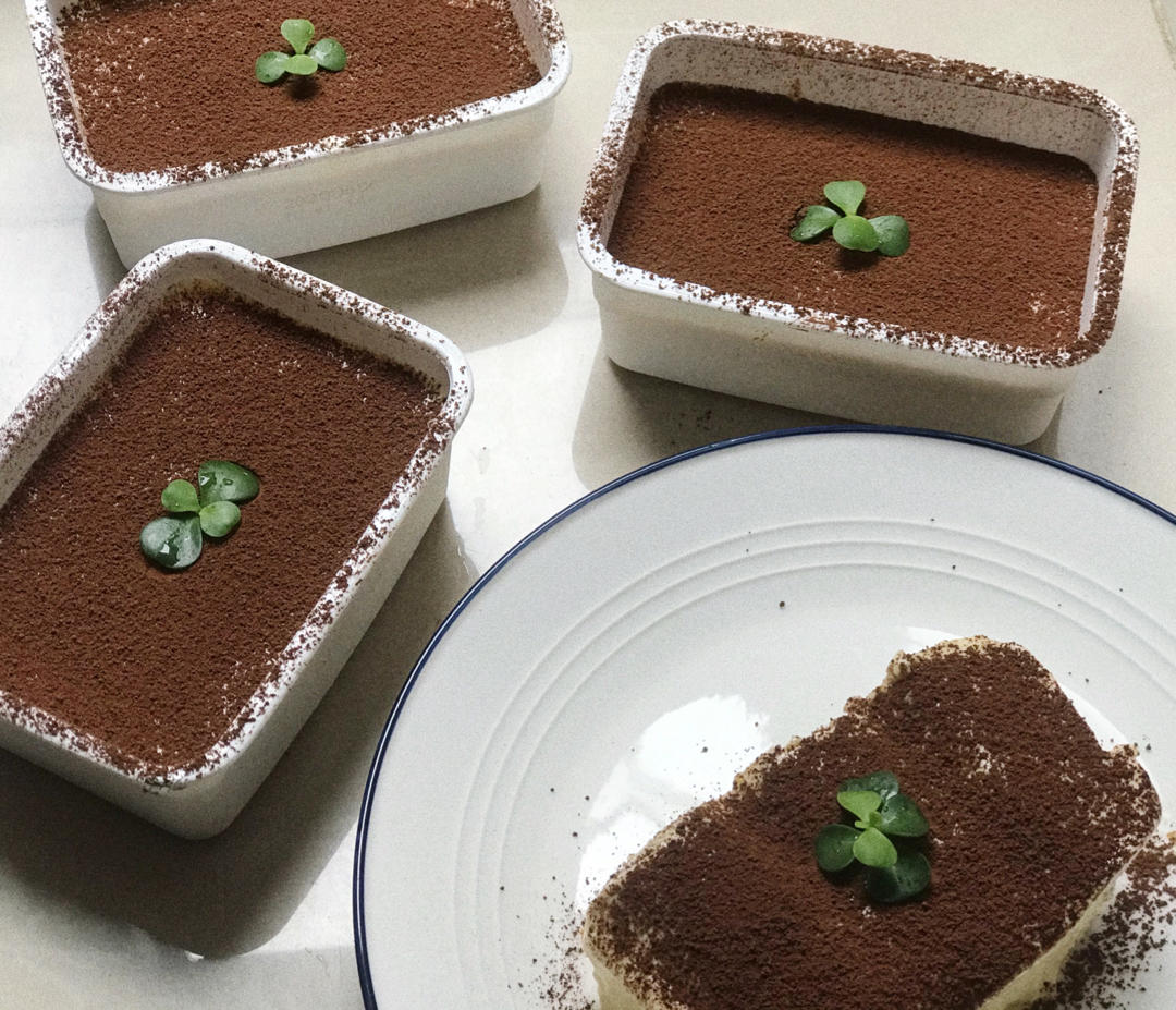 意大利提拉米苏Tiramisu(全熟、无吉利丁版)超详细