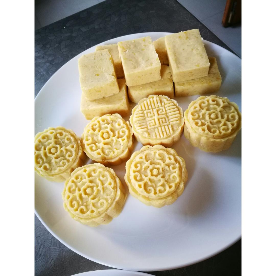 家庭无添加手工绿豆糕