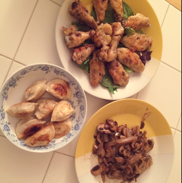 金灿灿黄油蘑菇炒洋葱