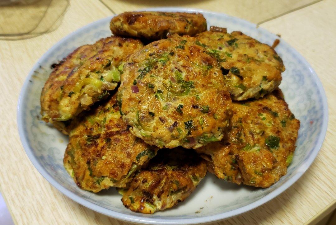 西葫芦鸡胸肉饼