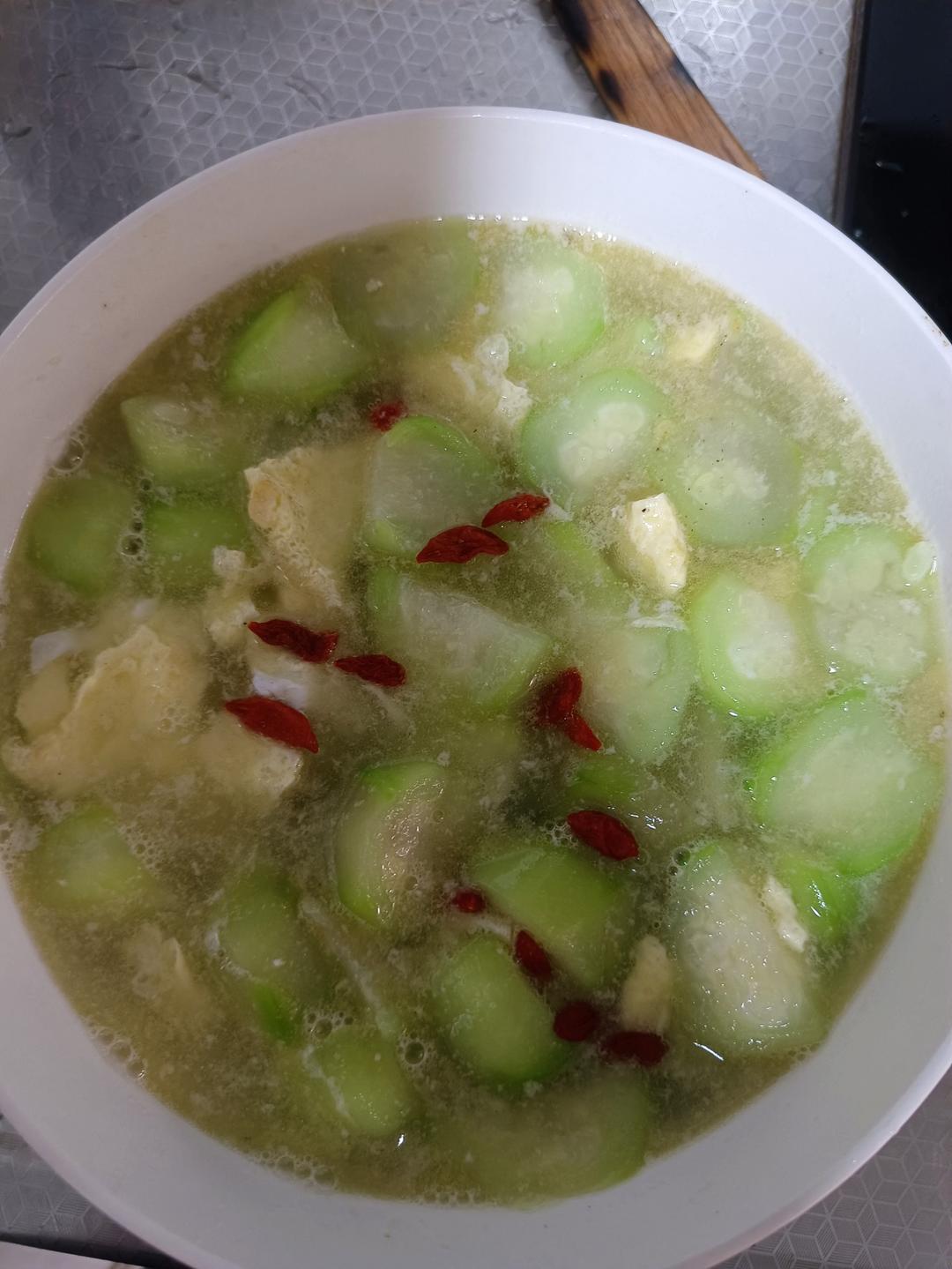 丝瓜鸡蛋汤