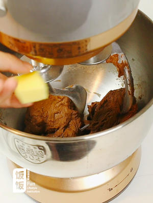 巧克力脆屑面包的做法 步骤3