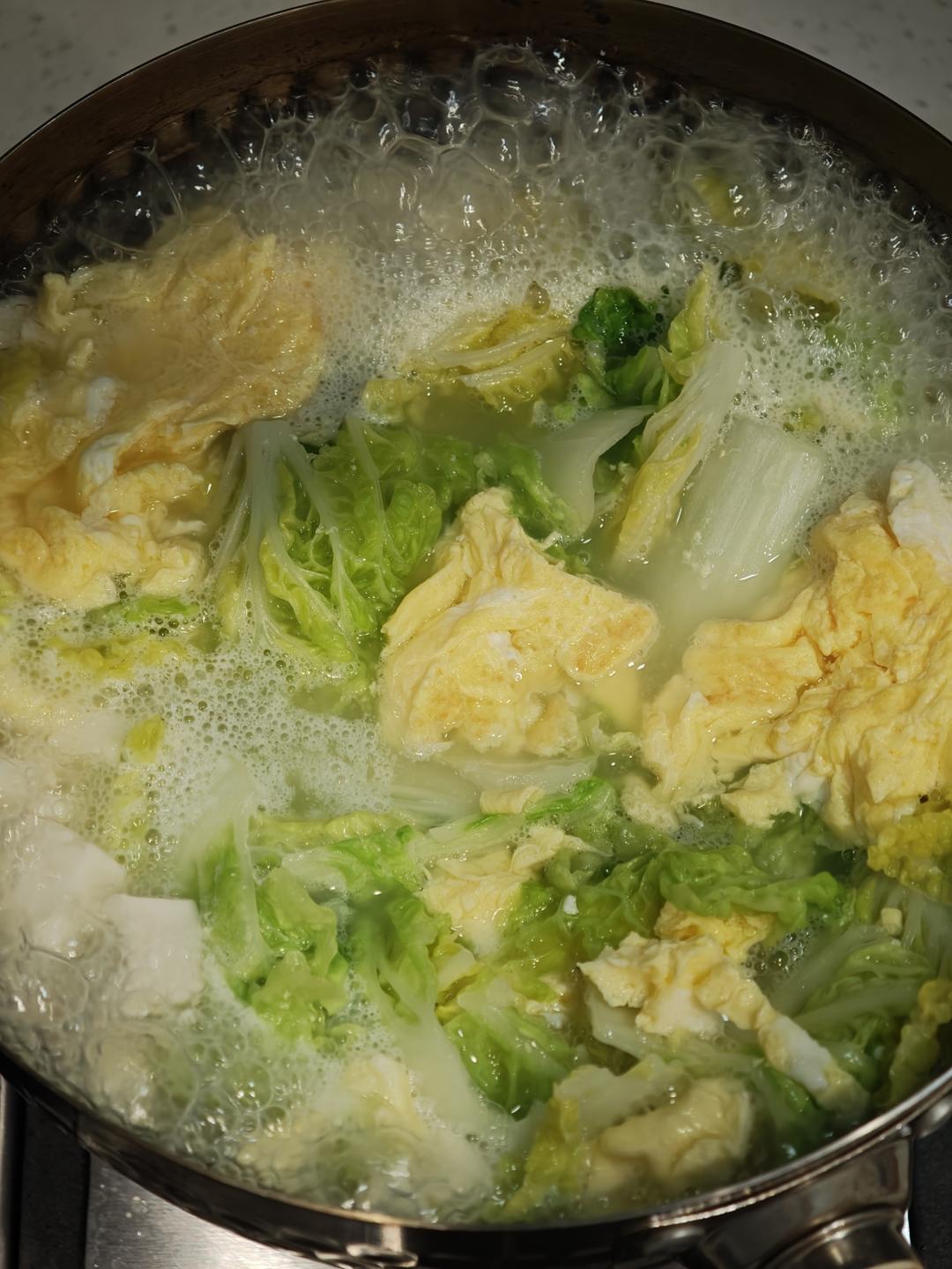 白菜豆腐汤