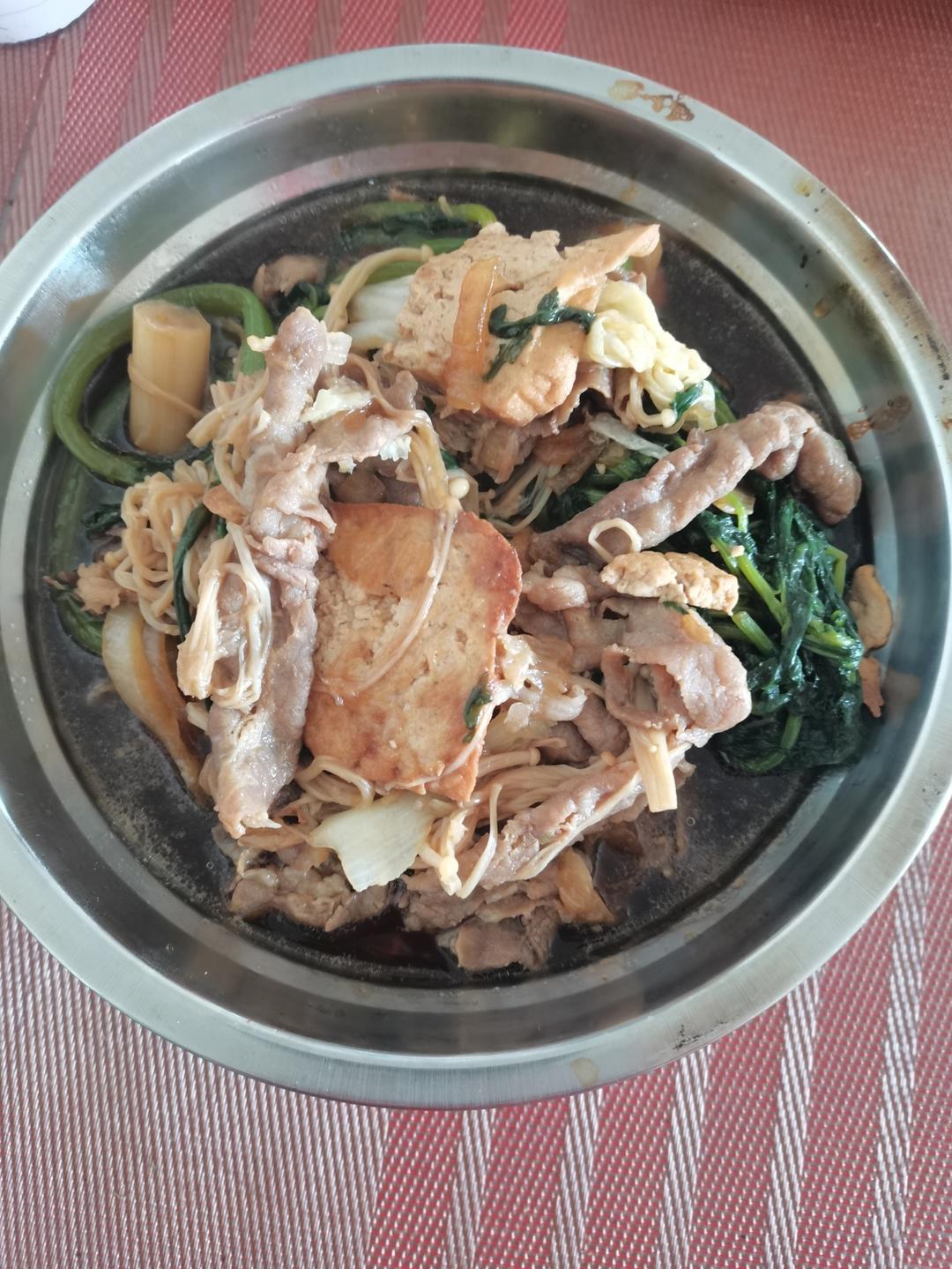 家庭简易版寿喜锅