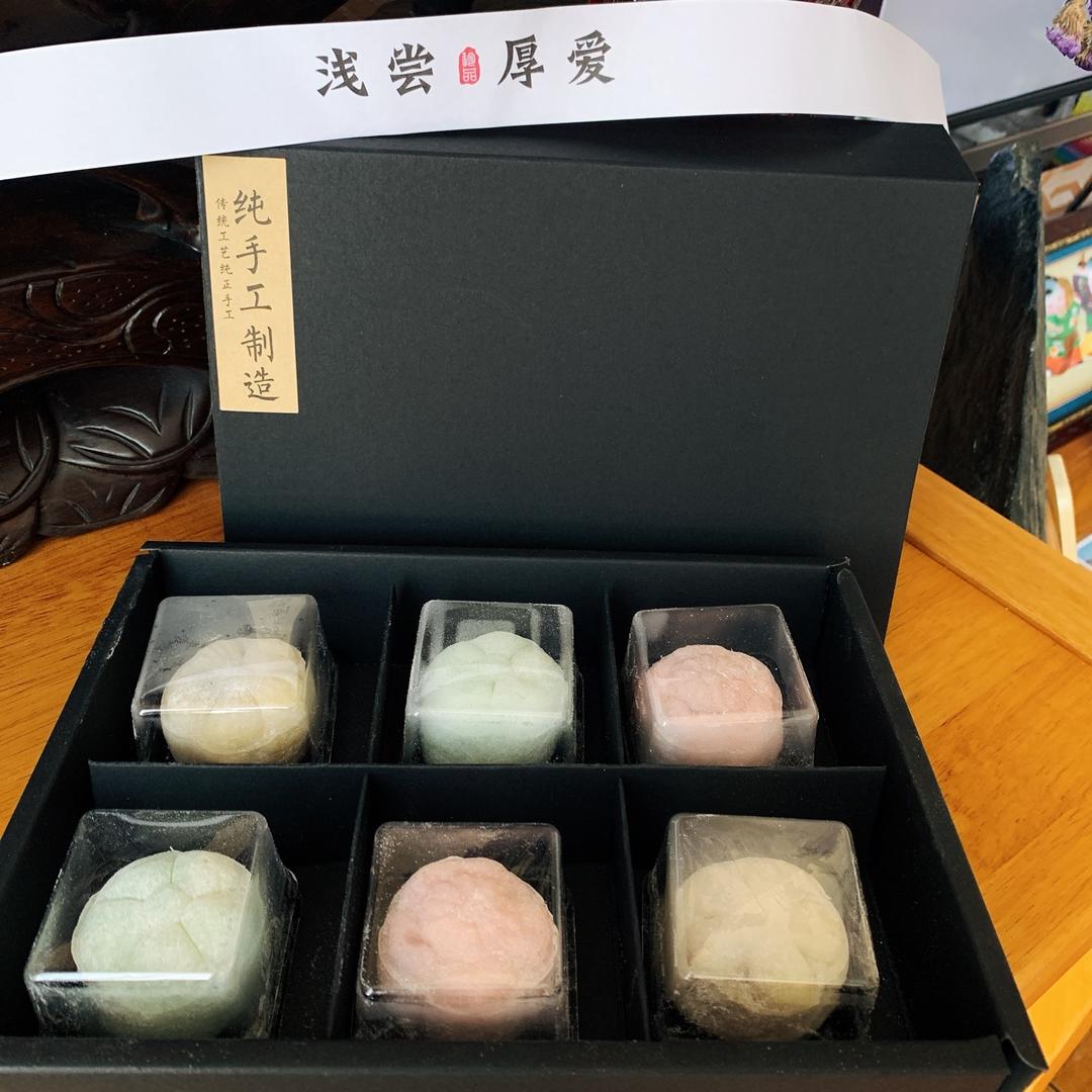 好吃到哭的冰皮月饼（细腻绿豆沙/榴莲）