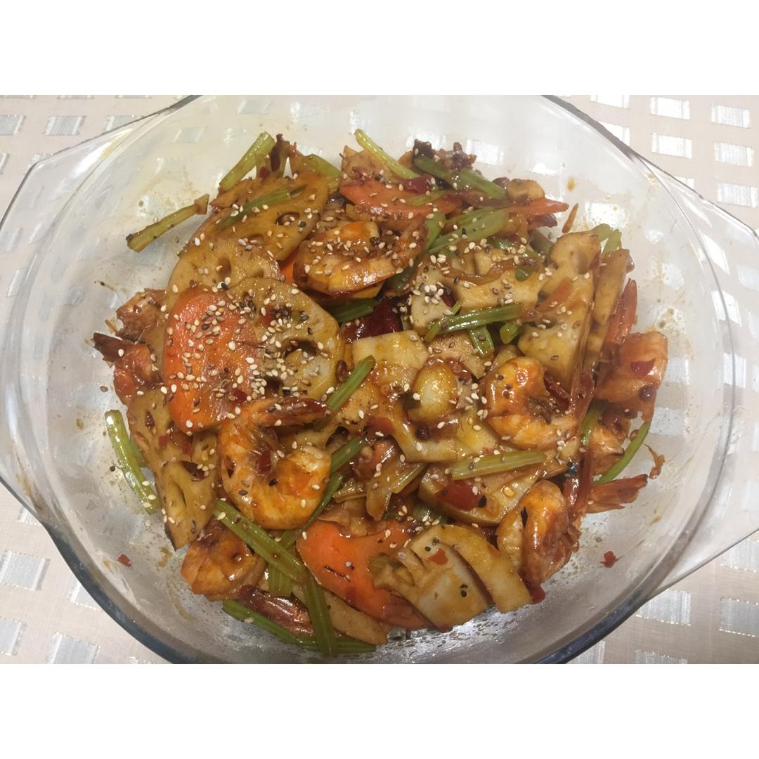 干锅香辣虾