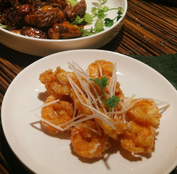 柏悦平替版芥末虾球