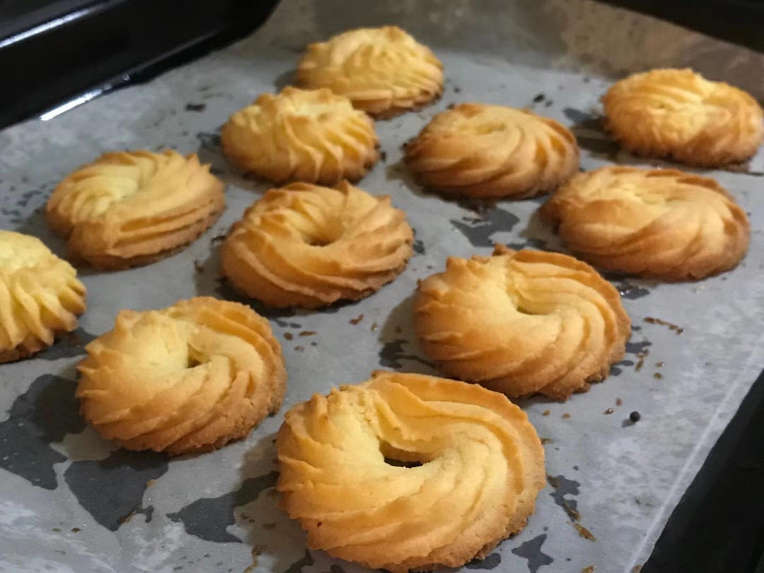 零失败花纹超级立体的黄油曲奇