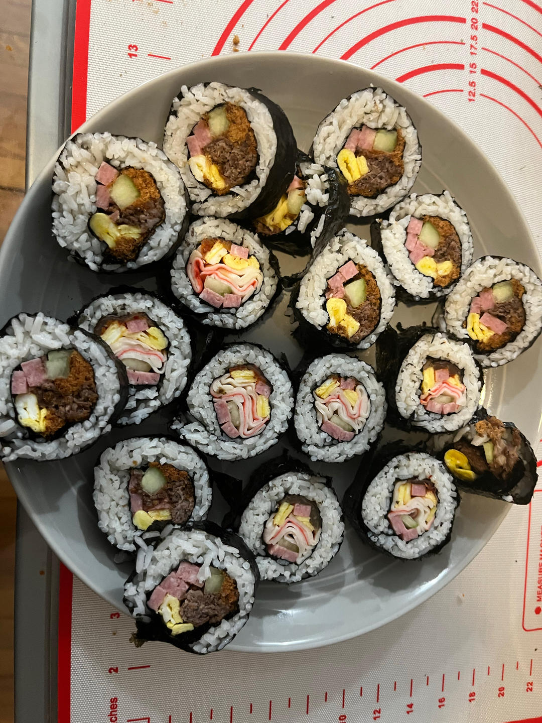 高颜值的紫菜包饭