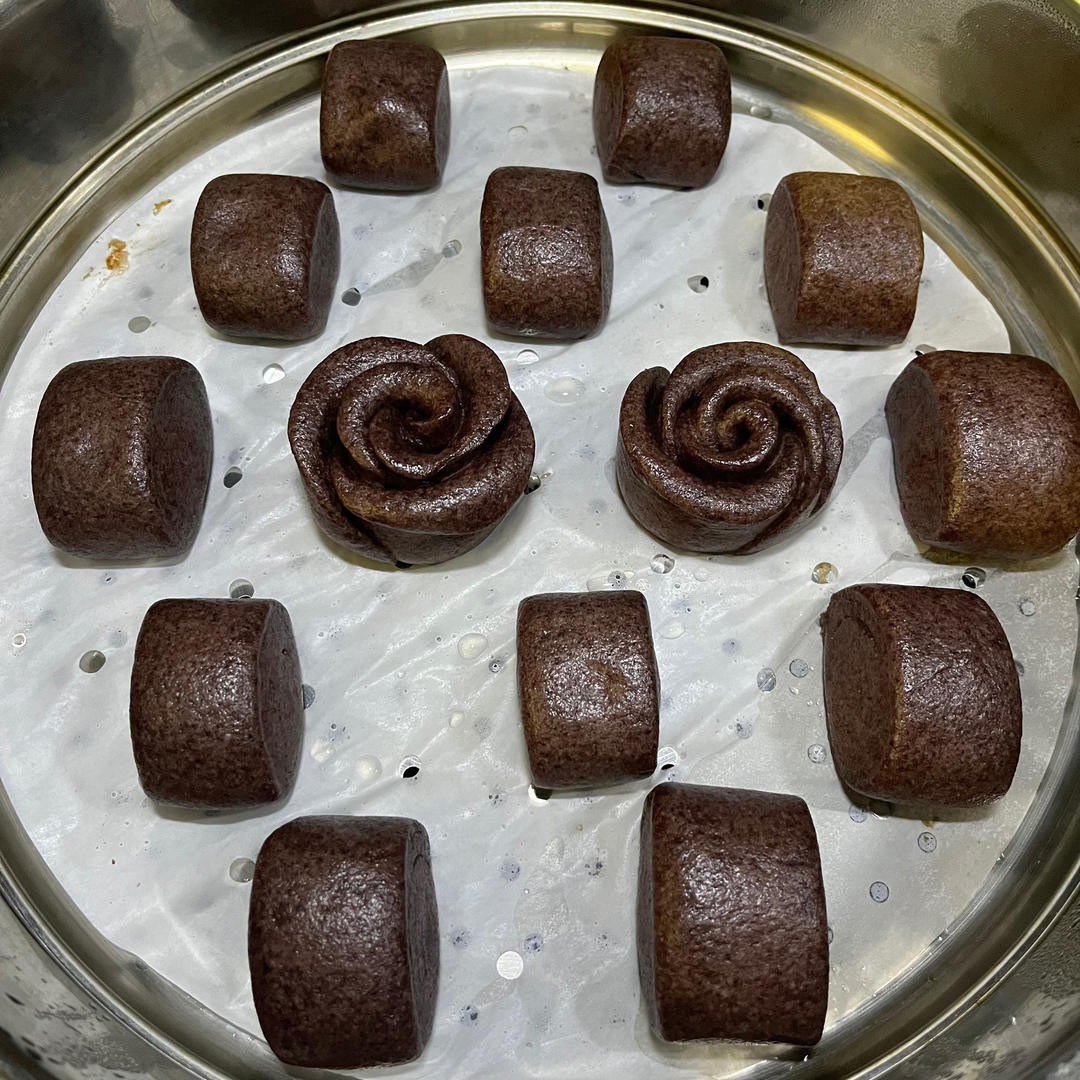 超详细黑米馒头