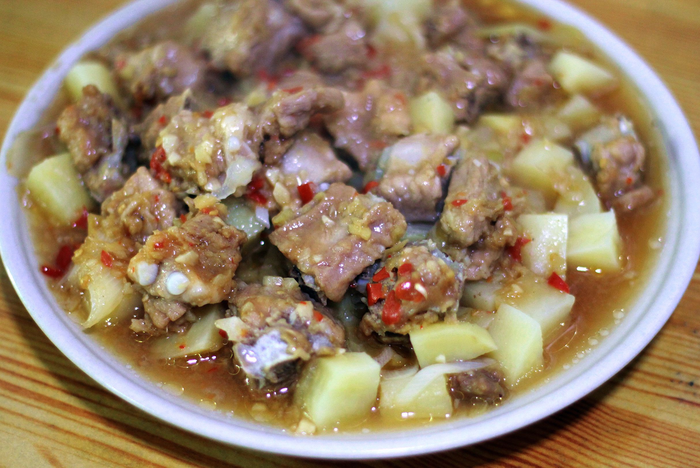 豉椒蒸土豆排骨