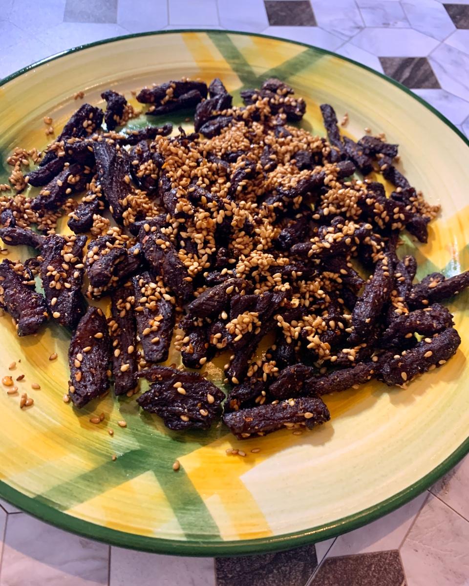 香辣牛肉干（内含宝宝吃的无辣版本）