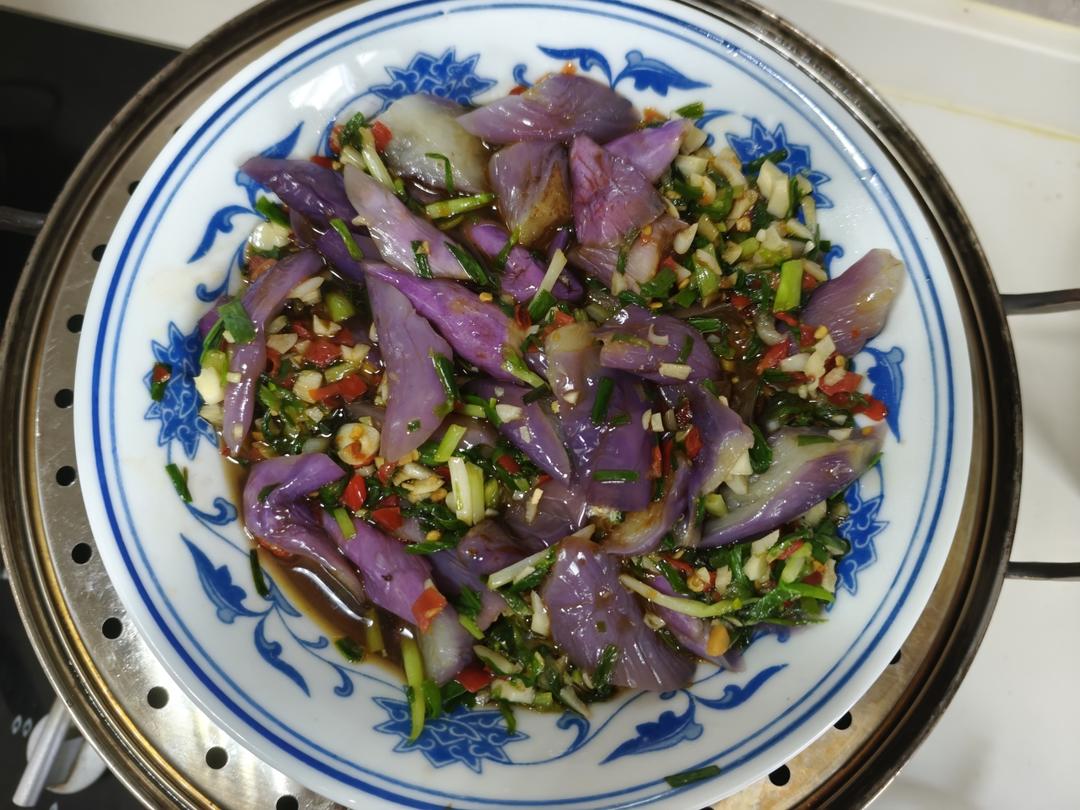 不变色手撕蒸茄子丨凉拌茄子