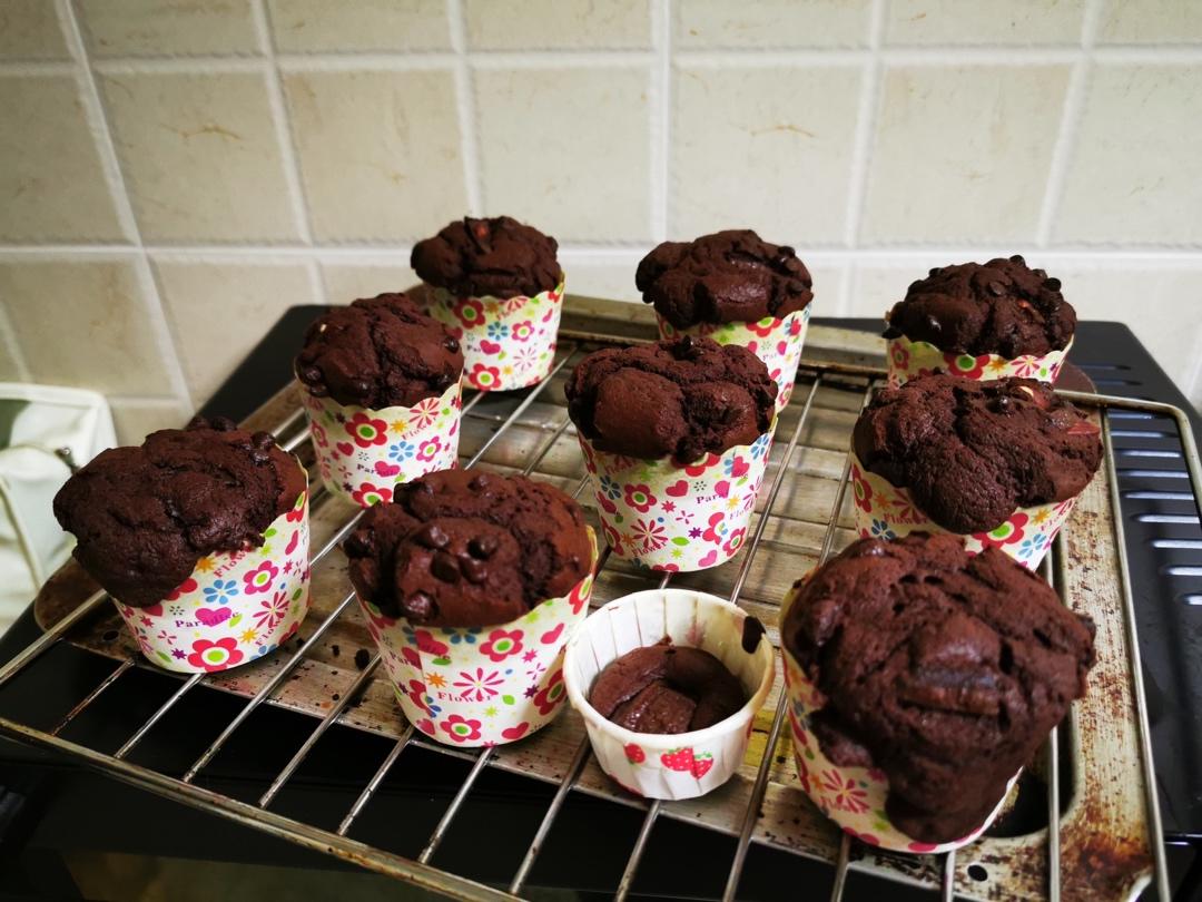 浓郁巧克力马芬